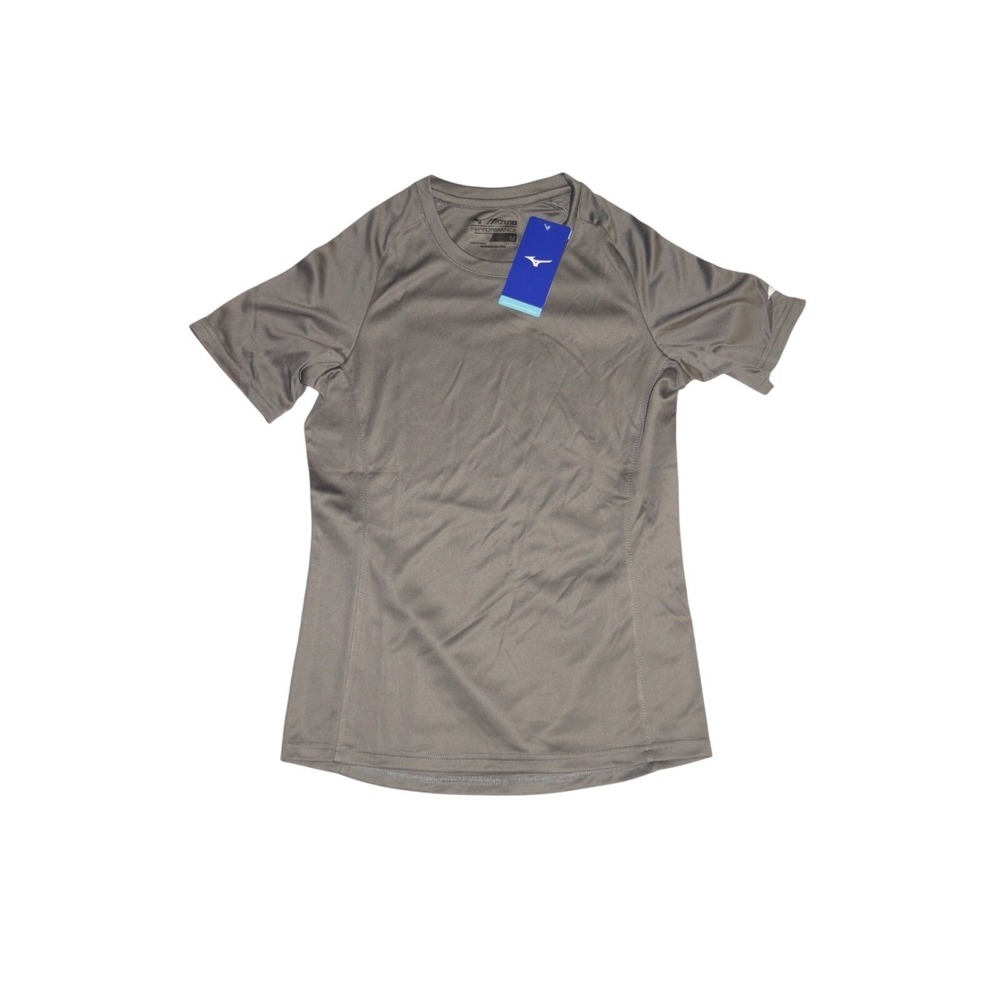 New Mizuno Girls‎ crewneck jersey Charcoal 351089 Medium